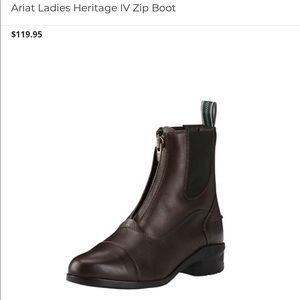 Ariat Ladies Hertiage IV zip boots
